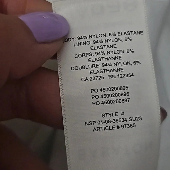 NWT Babaton Aritzia BOTTA CONTOUR DRESS in “white ” - Picture 12 of 16